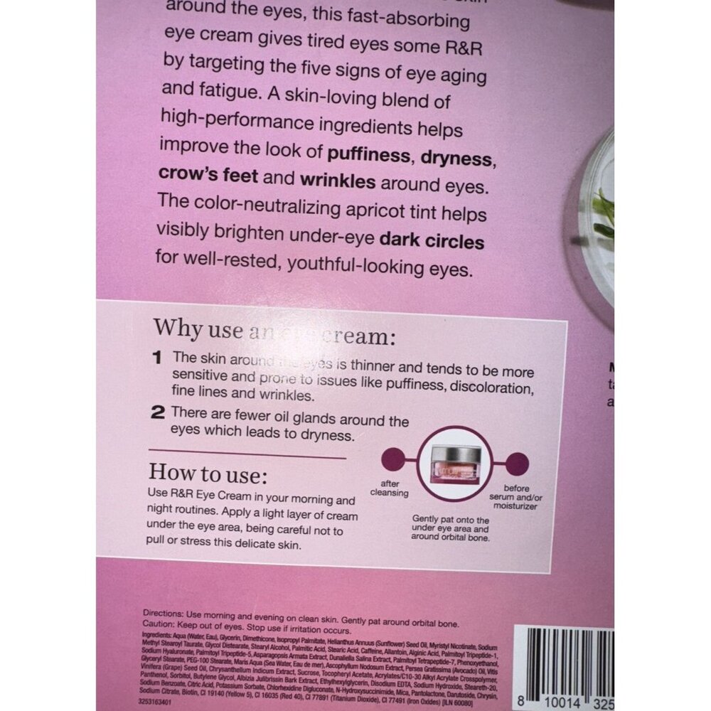 Strivectin Multi-Action R&R Eye Cream Duo 15ml & 5ml For Puffiness Wrinkles & Hy - Picture 8 of 8